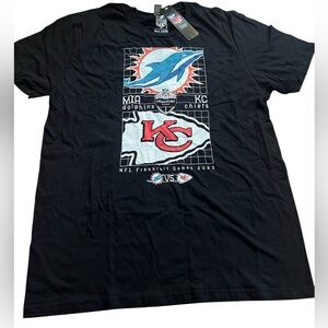 NFL dolphins vs chiefs Frankfurt games 2023 NWT shirt